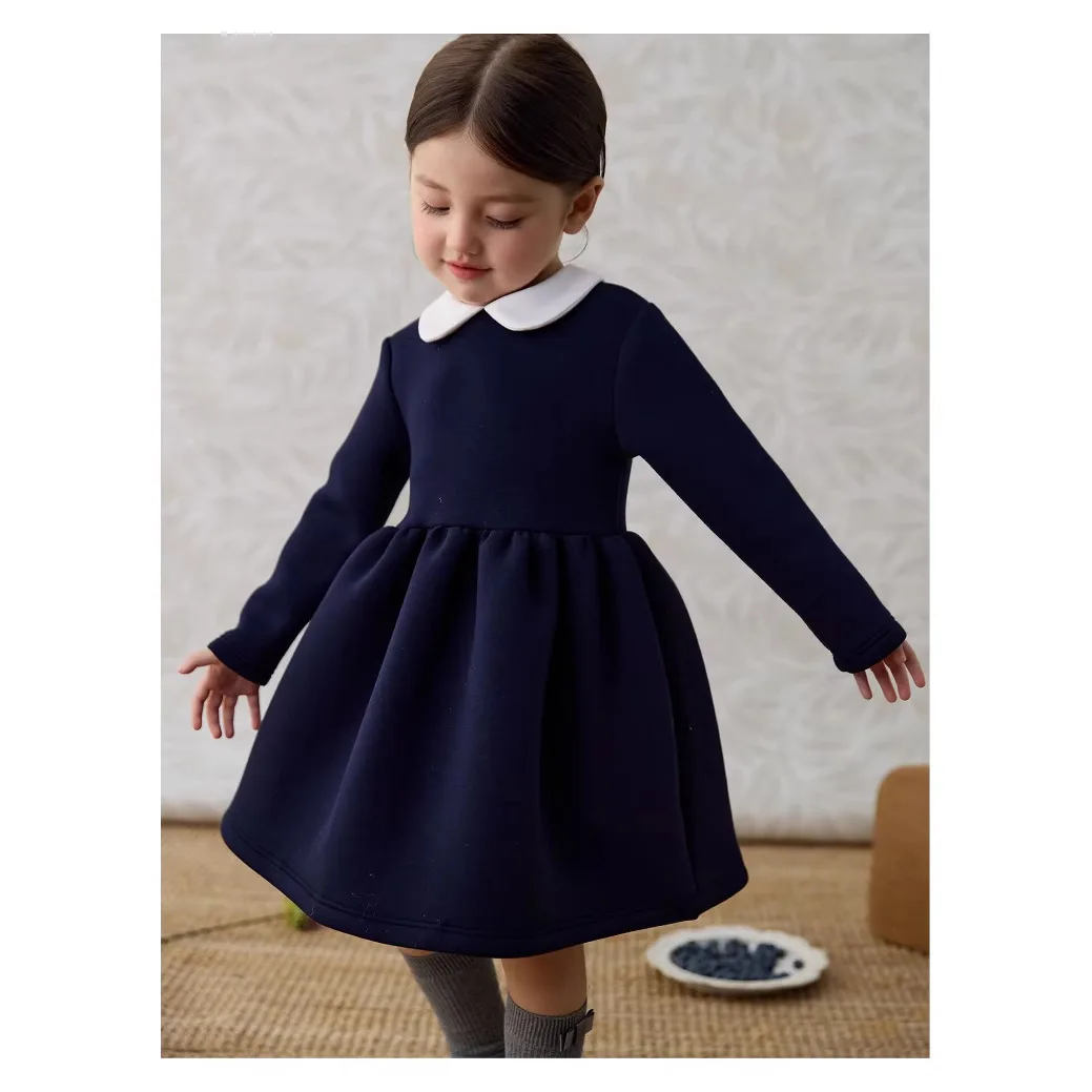 Baby Clothing High End - Bebê meninas vestido moda manga longa