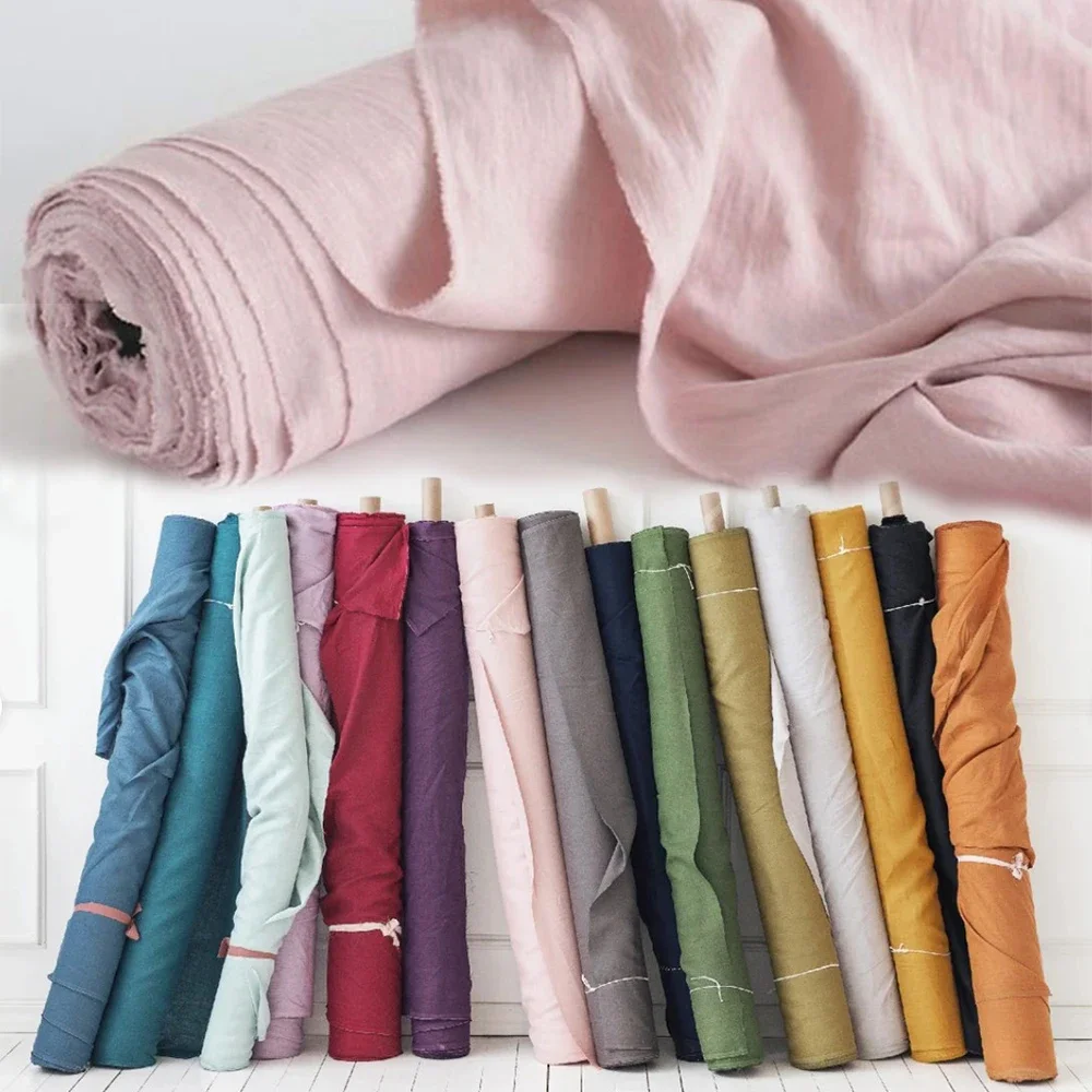 Tecido 100% Linho Natural de 2 - Baby Clothing Organic avaliação e preço