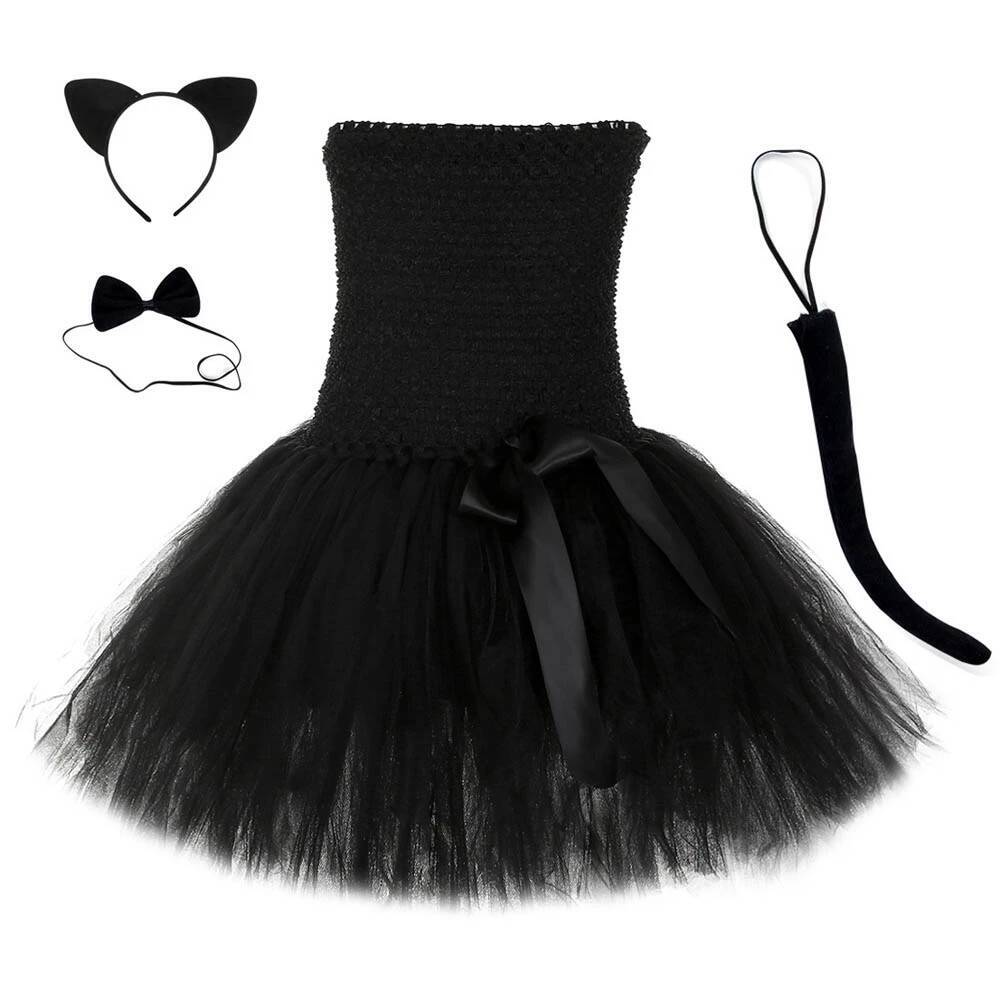 Vestido Tutu de Gato Preto Fof - Baby Clothing Usa avaliação e preço